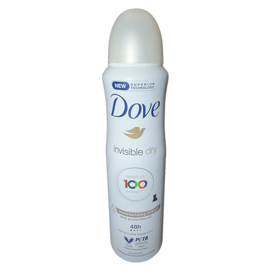 Dove Invisible Dry Moisturizing Cream with Protective Oil Antiperspirant - Violet and White Freesia Scent - 5.07 oz / 150 mL