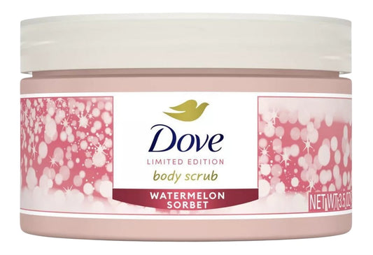 Dove Watermelon Sorbet Body Scrub Limited Edition 3.5 oz exfoliating body polish jar