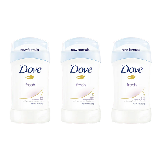 Dove Fresh Invisible Solid deodorant stick for long lasting odor and wetness protection
